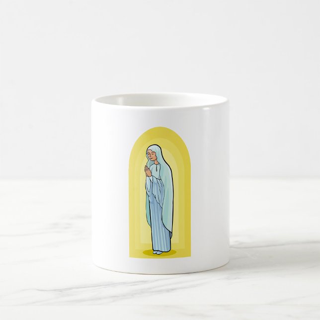 Elegant Virgin Mary Catholic Religious Coffee Mug (Creator Uploaded)
