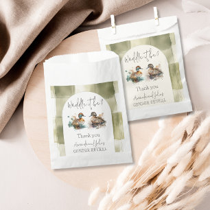 Elegant Waddle It Be Mallard Duck Gender Reveal Favour Bags