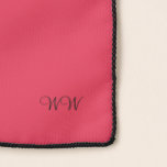 Elegant Wardrobe Amaranth Monogrammed Scarf<br><div class="desc">Elegant Wardrobe Amaranth Monogrammed Scarf.  Design by Claudine Boerner.</div>