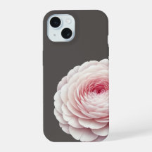 Elegant Warm Charcoal Blush Floral