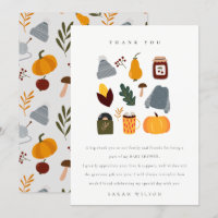 Elegant Warm Cosy Autumn Essential Baby Shower