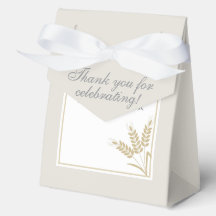 Elegant Warm Linen Wheat Baby Shower