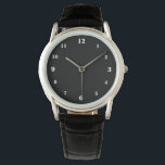 Elegant Watch<br><div class="desc">An elegant watch with black background.</div>