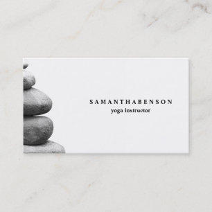 Elegant Water Colour Logo Zen Yoga Healing Health Business Card