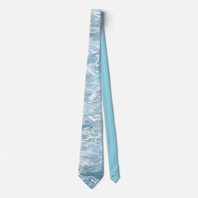 Elegant Water-Effect Necktie / tie (Front)