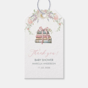 Elegant Watercolor a new chapter begin  Baby Showe Gift Tags