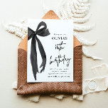 Elegant Watercolor Black Bow 16th Birthday Party Invitation<br><div class="desc">Celebrate your fabulous 16th with our Elegant Watercolor Black Bow Birthday Party Invitation! This stylish design showcases a delicate black bow paired with soft watercolor details, creating a perfect mix of elegance and charm. Ideal for marking this special milestone, this invitation is fully customisable, ensuring your 16th birthday celebration is...</div>