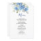 Elegant Watercolor Blue Hydrangea Wedding