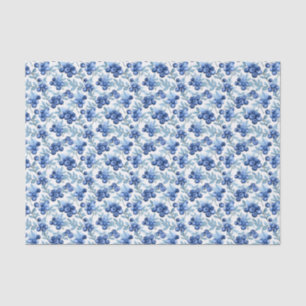 Elegant Watercolor Blueberries Tissue Paper