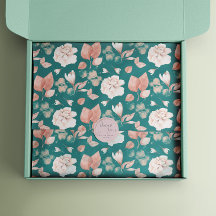 Elegant Watercolor Blush Pink Floral  Pattern