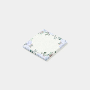 Elegant Watercolor Botanical Floral Post-it-Note Post-it Notes