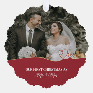 Elegant Watercolor Botanical For Wedding Photo Tree Decoration Card