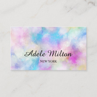 Elegant Watercolor Business Card