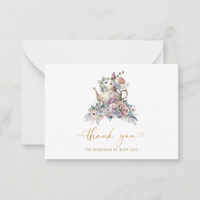 Elegant Watercolor colourful pink lilac peonies sp Card (Front)