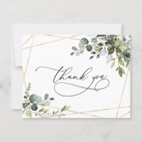 Elegant Watercolor Eucalyptus Greenery Gold