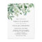 Elegant Watercolor Eucalyptus Greenery Wedding