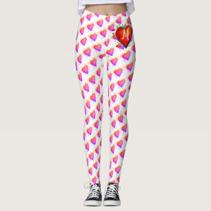 Elegant Watercolor feathers  Custom Leggings