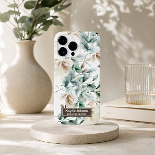 Elegant watercolor floral Case-Mate iPhone case