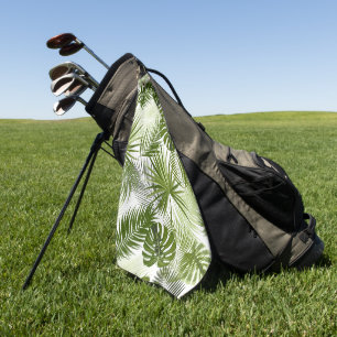 Elegant watercolor floral decorative eye-catching  golf towel