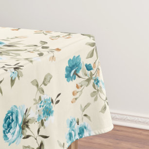 Elegant watercolor floral decorative pattern   tablecloth