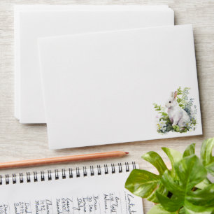 Elegant Watercolor Floral Easter Envelope