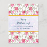 Elegant Watercolor Floral for Happy Mother's Day