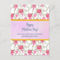 Elegant Watercolor Floral for Happy Mother's Day