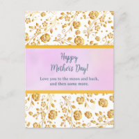Elegant Watercolor Floral for Happy Mother's Day