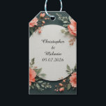Elegant Watercolor Floral Frame Gift Tags<br><div class="desc">A delicate watercolor floral frame featuring pastel roses,  lush greenery,  and small blossoms. Perfect for wedding invitations,  romantic designs,  or seasonal greetings with an elegant and timeless style.</div>