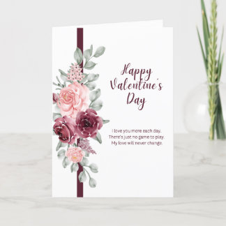 Elegant Watercolor Floral Holiday Card