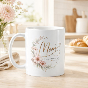 Elegant Watercolor Floral Mum A Love Like No Other Coffee Mug