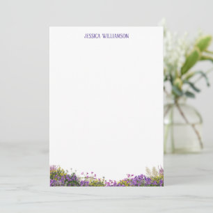 Elegant Watercolor Floral Note Card