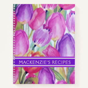 ELEGANT Watercolor Floral Notebook