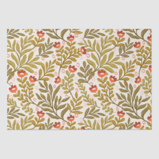 Elegant Watercolor Floral Pattern Tissue Paper