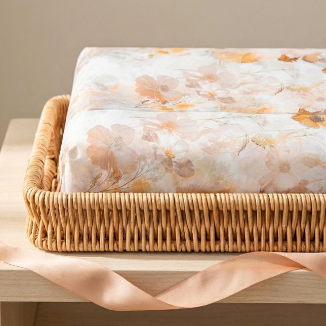 Elegant Watercolor Floral Tissue Paper (Creator Uploaded)