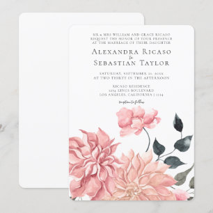 Elegant Watercolor Floral Wedding