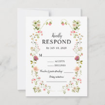 Elegant Watercolor Floral Wedding