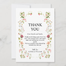 Elegant Watercolor Floral Wedding