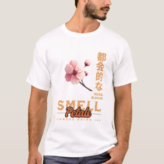 Elegant Watercolor Flower Art – Beautiful Hand-Pai T-Shirt