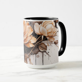 Elegant watercolor flower Mug