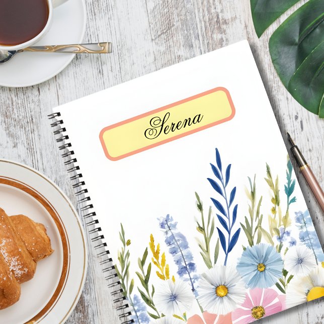 Elegant Watercolor Flower Notebook (Creator Uploaded)