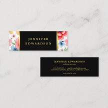 Elegant watercolor flowers boho professional