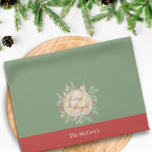 Elegant Watercolor Gold Ornament 