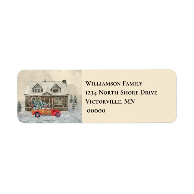 Elegant Watercolor Holiday (Front)
