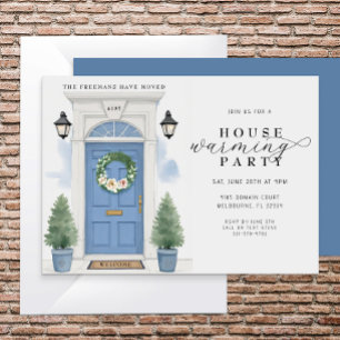 Elegant Watercolor Housewarming Party Invitation