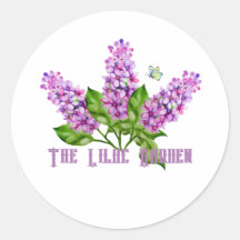 Elegant watercolor lilac branch