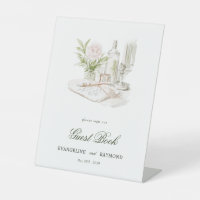 Elegant Watercolor Manor Garden Wedding