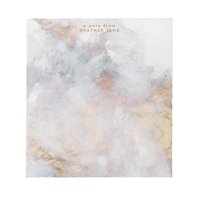 Elegant Watercolor Notepad (Front)