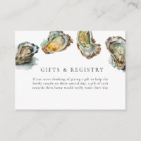 Elegant Watercolor Oyster Roast Gifts