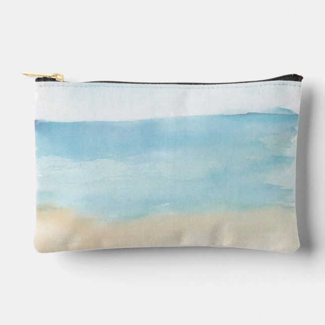 Elegant Watercolor Pattern Accessory Pouch (Front)